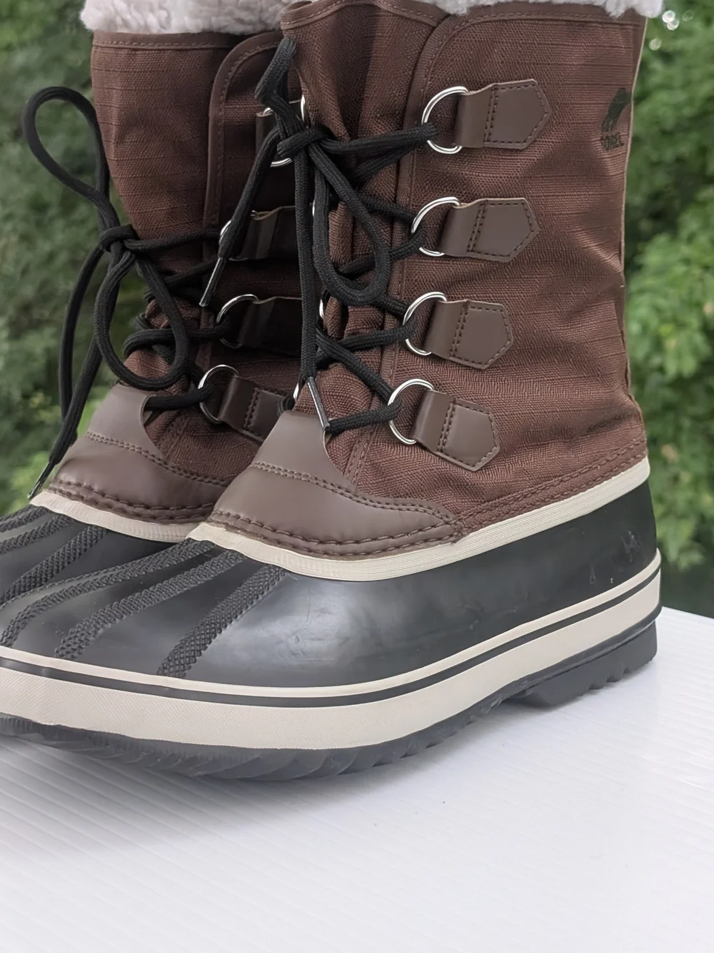Sorel Brown and Black Men's Rain & Snow Boots